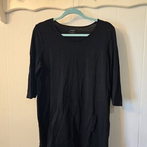 Purejill 3/4 Sleeve Wrap Tunic